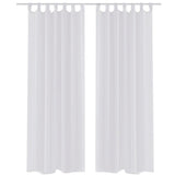 Vidaxl weiße Vetrage 140 x 225 cm 2 Teile