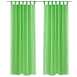 Vidaxl Vorhang Apfelgrün 140x175 cm (2 Stücke)