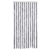 Vidaxl Fly Curtain 100x220 cm CHENILLE GREN ET BLANC