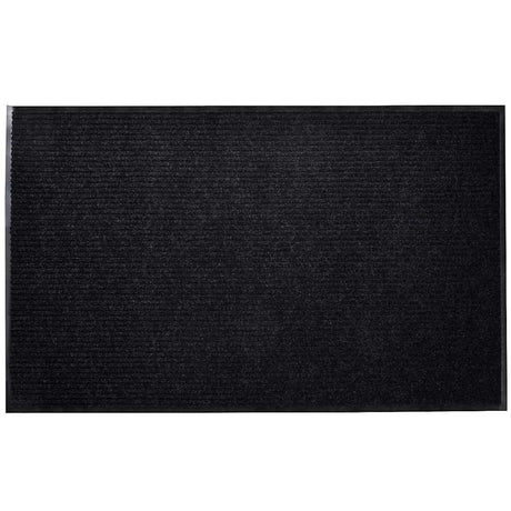 Vidaxl deurmat 120x180 cm pvc zwart