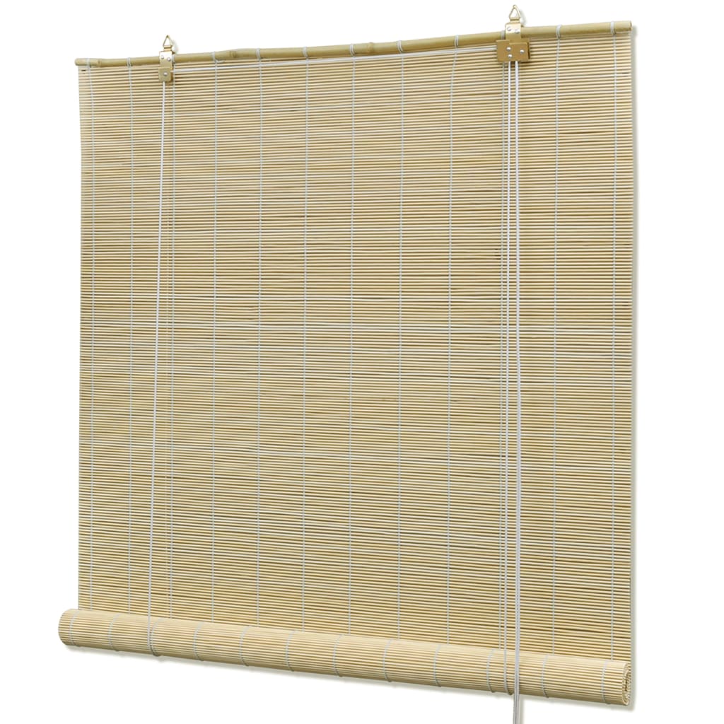Vidaxl Roller Blind 140x160 cm Bambus natürlich