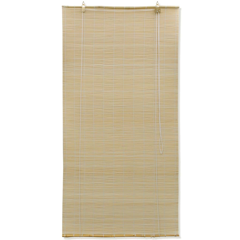 Vidaxl rullo cieco 140x160 cm bambù naturale