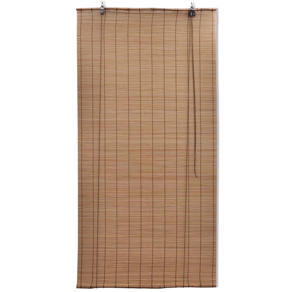 Vidaxl rullo cieco 140x160 cm Bamboo marrone