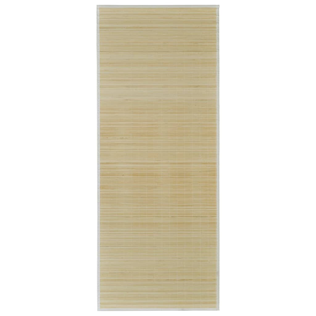 Vidaxl tappeto rettangolare 150x200 cm Bamboo naturale