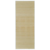 Vidaxl tappeto rettangolare 150x200 cm Bamboo naturale