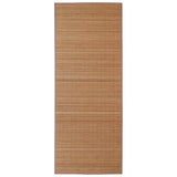 Vidaxl Teppich rechteckig 80x300 cm Bambusbraun