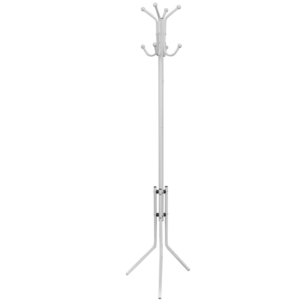 VidaXL Coat rack metal white