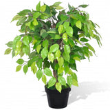 Vidaxl kunst Feigenbaum mit Topf 60 cm