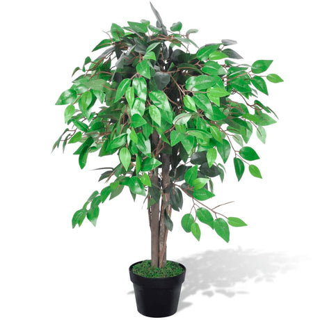Vidaxl kunst Feigenbaum mit Topf 90 cm