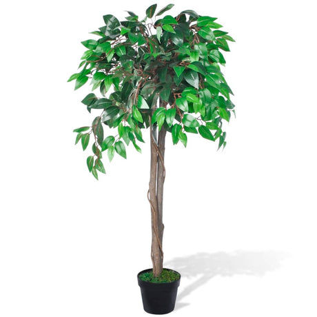 Vidaxl kunst Feigenbaum mit Topf 110 cm