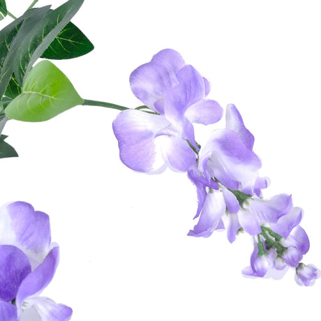 VIDAXL Künstliche Pflanze Blauer Regen mit Topf 120 cm