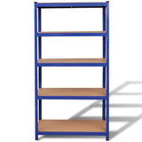 Rack di archiviazione Vidaxl 2 St Blue