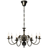 Vidaxl Kronleuchter Black Metal 8 x E14 Lampen