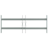 VIDAXL-Fensterschutzschutz mit 2 Cross-Rods 500-650 mm einstellbar