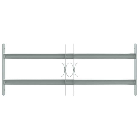 VIDAXL-Fensterschutzschutz mit 2 Cross-Rods 500-650 mm einstellbar