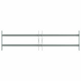 VIDAXL-Fensterschutzschutz mit 2 Cross-Rods 700-1050 mm einstellbar