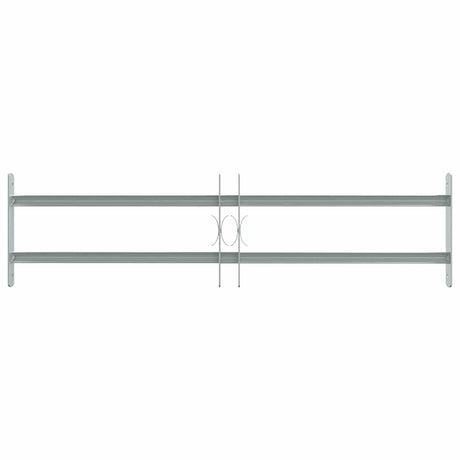 VIDAXL-Fensterschutzschutz mit 2 Cross-Rods 700-1050 mm einstellbar