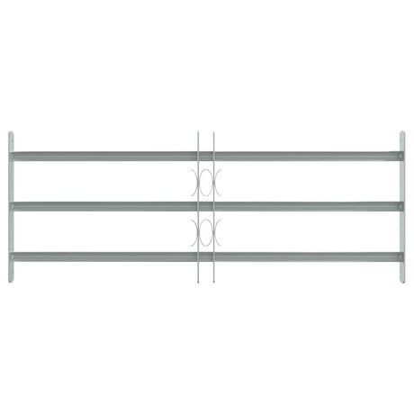 VIDAXL-Fensterschutzschutz mit 3 Cross-Rods 700-1050 mm einstellbar