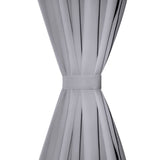VIDAXL -Vorhänge mit Slots 135 x 245 cm grau 2 STs
