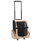 Vidaxl Pet Rolley pieghevole beige