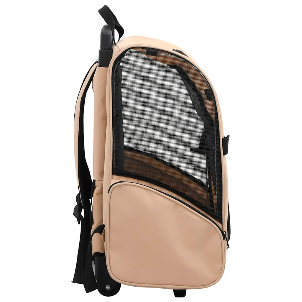 Vidaxl Pet Rolley Beige plegable