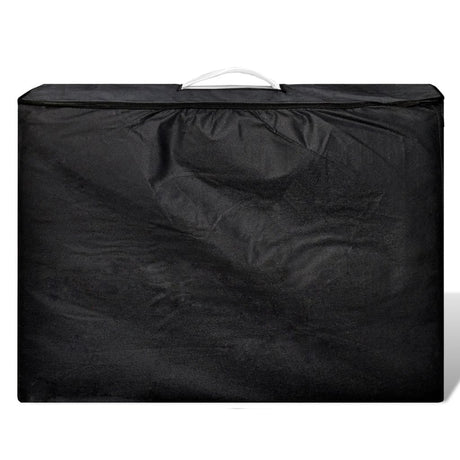 Vidaxl Faltbare Massage Tabelle 3 Zonen mit Holzrahmen (Creme)