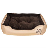 VidaXL dog basket with led pillow l