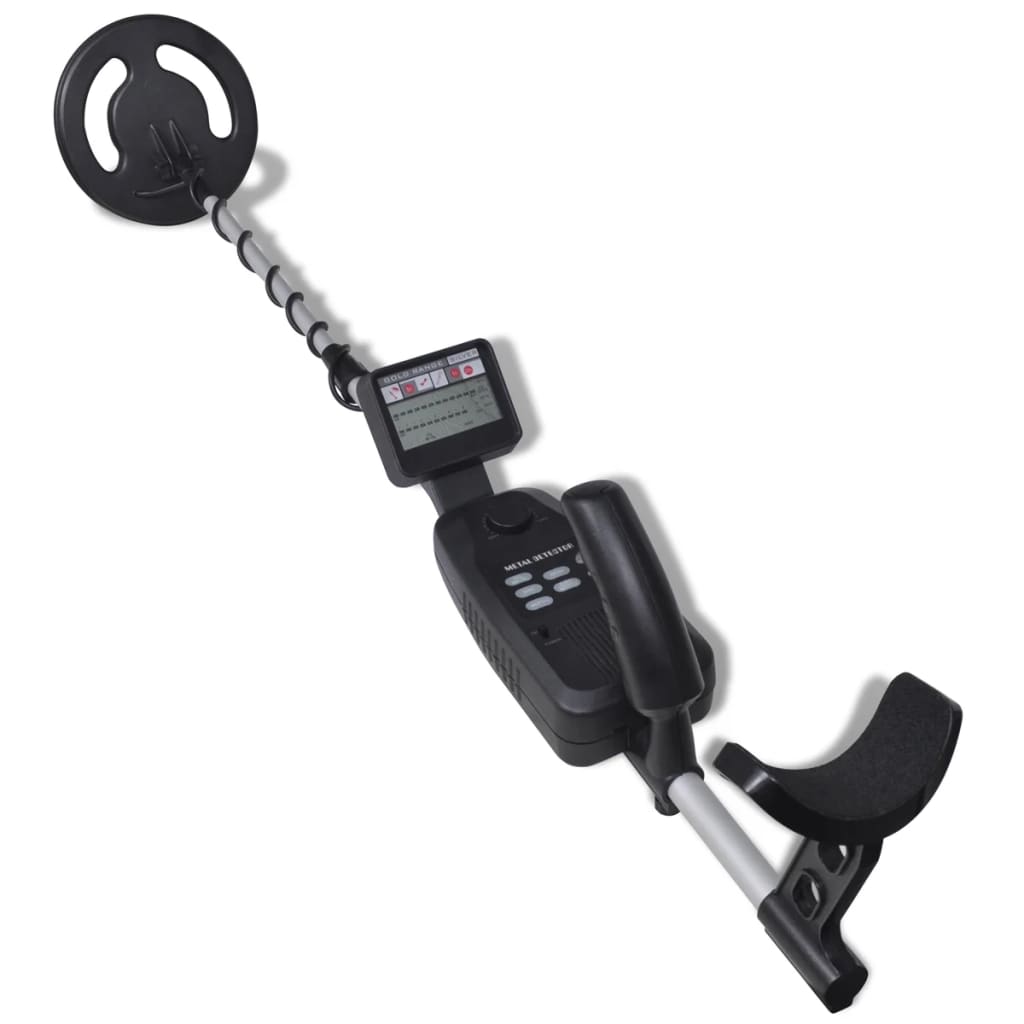 Vidaxl Metal Detector con schermo LCD Disco di ricerca 20 cm Profondità di ricerca 300 cm