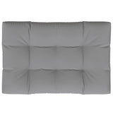 Vidaxl Palettenkissen 120 x 80 x 12 cm Stoff grau