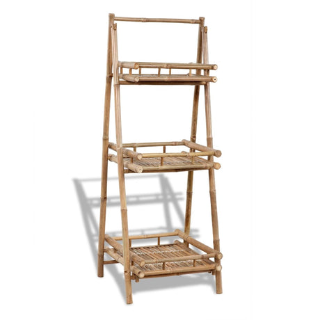 Vidaxl Plant Rack 3-Layer Foldable Bambus