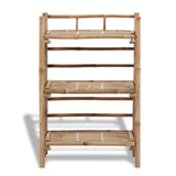 Vidaxl Plant Rack Bambus mit 3 Brettern