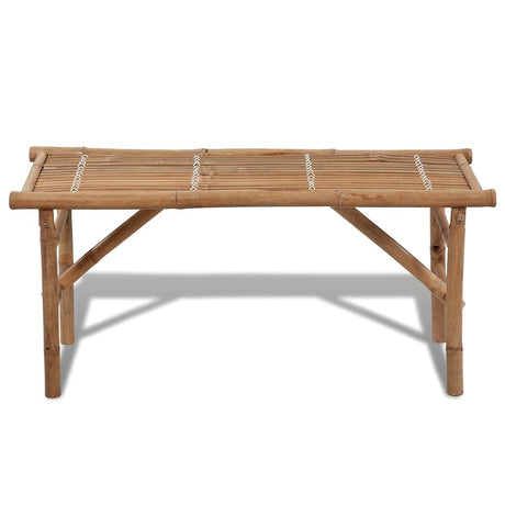 Vidaxl tuinbank inklapbaar 118 cm bamboe