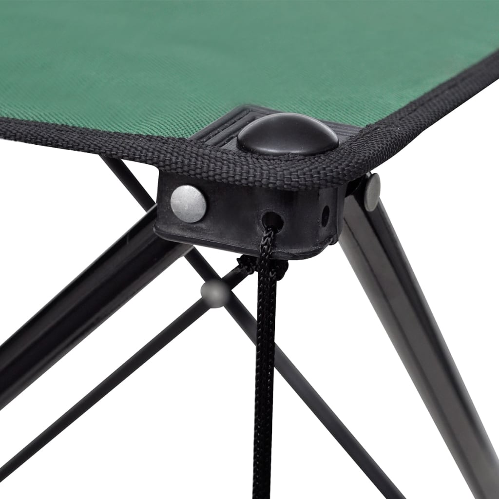 Vidaxl Camping Table Slapsible (temno zelena)