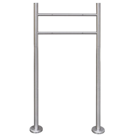 Vidaxl Letterbox Stand Edelstahl