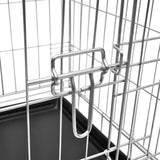 Vidaxl Hundebank zusammenklappbar xxl Metall