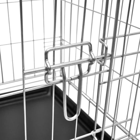 Vidaxl Hundebank zusammenklappbar xxl Metall
