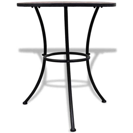Vidaxl bistrotafel 60 cm mozaïek terracottakleurig