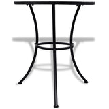 Vidaxl bistrotafel 60 cm mozaïek blauw en wit