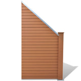 Vidaxl Fence Panel 105X (105-185) cm HKC brun