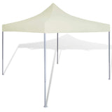 Vidaxl Partytent faltbar 3x3 m Creme