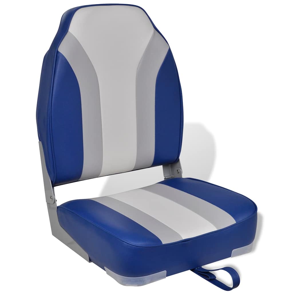 Vidaxl boat chair foldable with high backrest