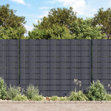 Pantalla de jardín Vidaxl 70x0.19 M PVC Dark Grey