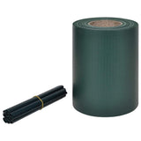 Vidaxl Garden Screen 70x0,19 M PVC Grün