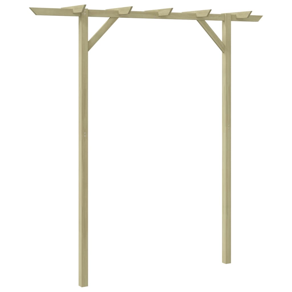 Vidaxl pergola 205x40x203 cm legno