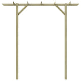 Vidaxl pergola 205x40x203 cm legno