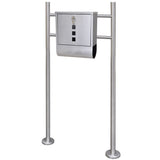 Vidaxl Letterbox auf Edelstahlstandard