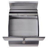 Vidaxl letterbox on stainless steel standard