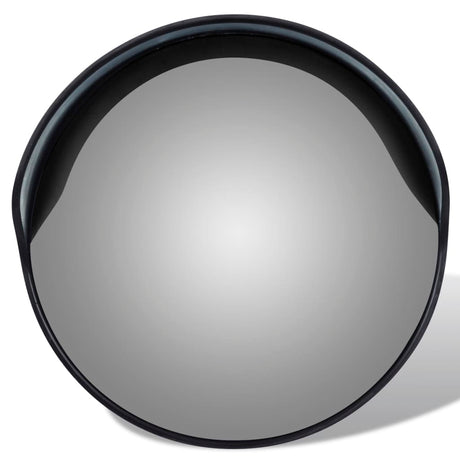 Vidaxl -Verkehrsspiegel für Outdoor 30 cm PC Plastik Black schwarz