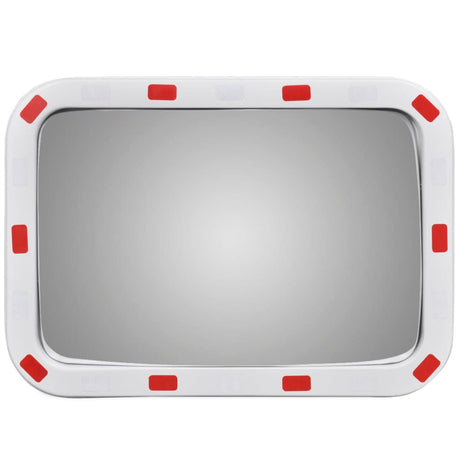 VIDAXL -Verkehrsspiegel rechteckig mit Reflektoren 40x60 cm