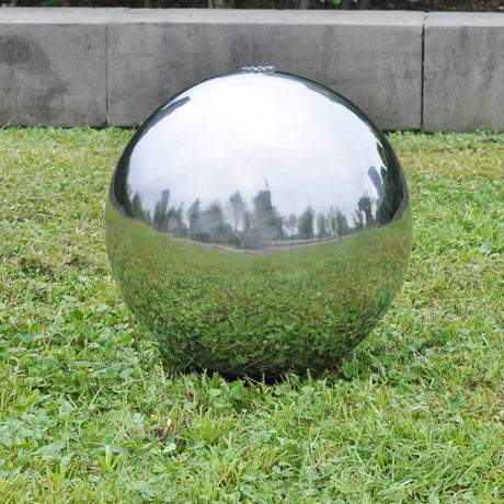 Vidaxl Garden Fountain mit LEDs 40 cm Edelstahl
